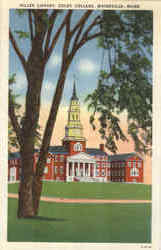 Miller Library, Colby College Waterville, ME Postcard Postcard