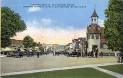 Looking East On Old Orchard Street Postcard