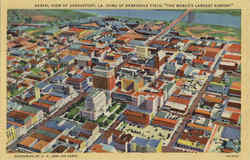 Aerial View Of Shreveport Louisiana Postcard Postcard