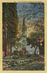 Little Country Church Of Hollywood Postcard