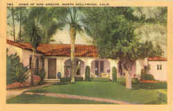 Home Of Don Ameche North Hollywood, CA Postcard Postcard