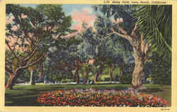 Bixby Park Long Beach, CA Postcard Postcard