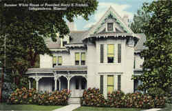 Summer White House Of President Harry S. Truman Independence, MO Postcard Postcard