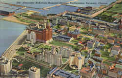 Alexander Coinjock Memorial Campus, Northwestern University Postcard