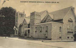 Stevenson Methodist Episcopal Church Berlin, MD Postcard 