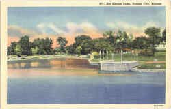 Big Eleven Lake Kansas City, KS Postcard Postcard