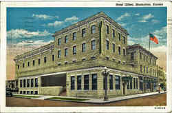 Hotel Gillett Manhattan, KS Postcard Postcard