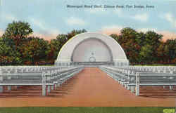 Municipal Band Shell, Oleson Park Postcard
