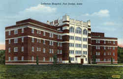 Lutheran Hospital Fort Dodge, IA Postcard Postcard