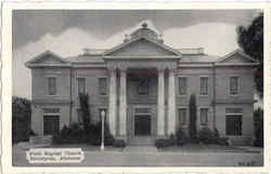 First Baptist Church Postcard