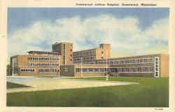 Greenwood Leflore Hospital Mississippi Postcard Postcard