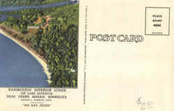 Nanboujou Superior Lodge, Lake Superior Grand Marais, MN Postcard Postcard