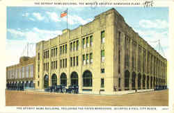 The Detroit News Building Postcard