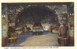 The Fireplace At Hermit's Rest, Grand Canyon National Park Postcard