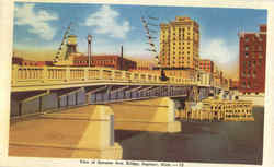 View Of Genesee Ave Saginaw, MI Postcard Postcard