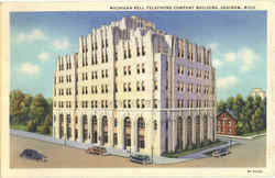 Michigan Bell Telephone Company Building Saginaw, MI Postcard Postcard