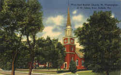 West End Baptist Church Suffolk, VA Postcard Postcard