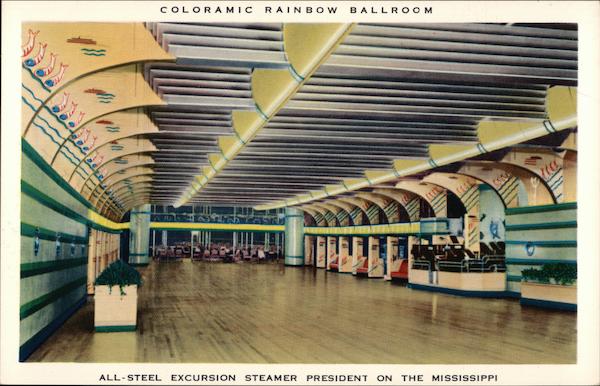 Coloramic Rainbow Ballroom, Excursion Steamer President