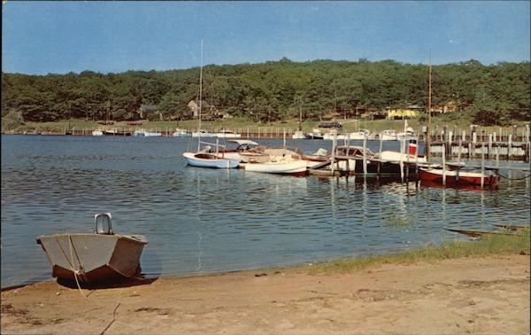 View of the Town Dock East Hampton New York Milt Price