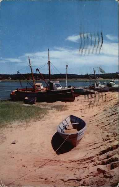 Fishing Boats at the Town Docks Wellfleet Massachusetts