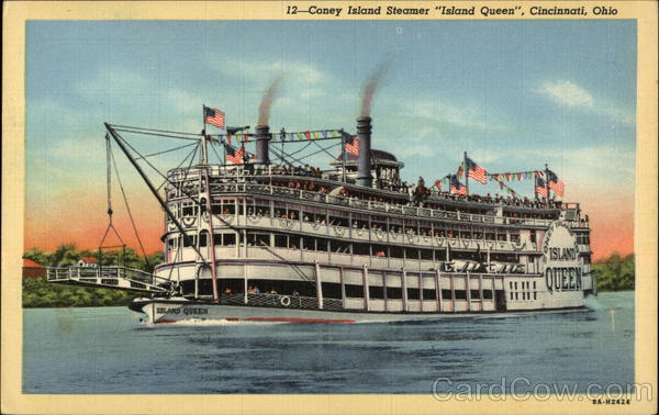 12 - Coney Island Steamer Island Queen, Cincinnati, Ohio