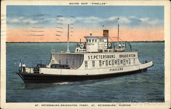 St. Petersburg-Bradenton Ferry - Motor Ship Pinellas