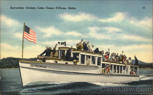 Excursion Cruiser Lake Coeur d'Alene Idaho