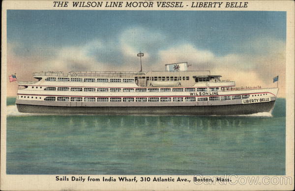 The Wilson Line Motor Vessel - Liberty Belle Boston Massachusetts