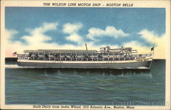 The Wilson Line Motor Ship - Boston Belle Boats, Ships