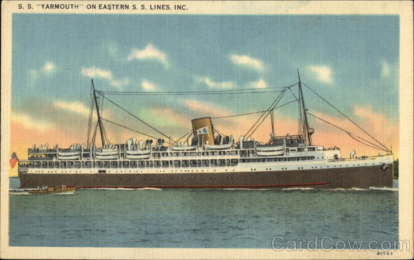 S.S. Yarmouth - Eastern S.S. Lines Steamers