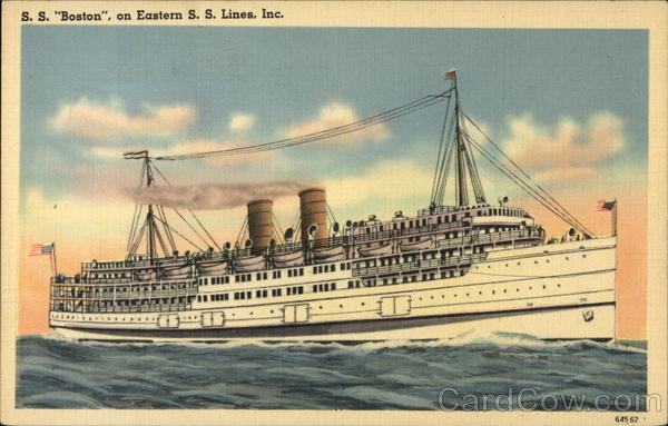 S.S. Boston - Eastern S.S. Lines Steamers