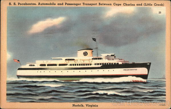 SS Pocahontas Norfolk Virginia