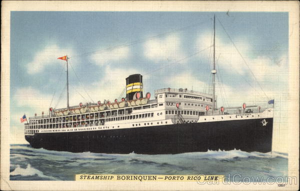Steamship Borinquen - Porto Rico Line Steamers