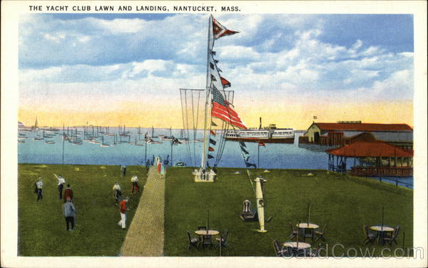 Yacht Club Lawn and Landing Nantucket Massachusetts