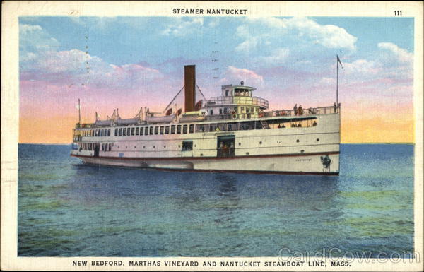 Steamer Nantucket Oak Bluffs Massachusetts