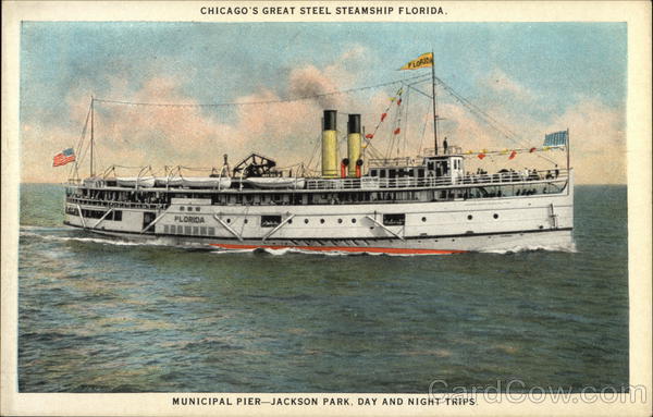 Steel Steamship Florida - Chicago Steamers