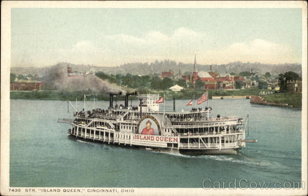 Steamer Island Queen on the Water Cincinnati Ohio