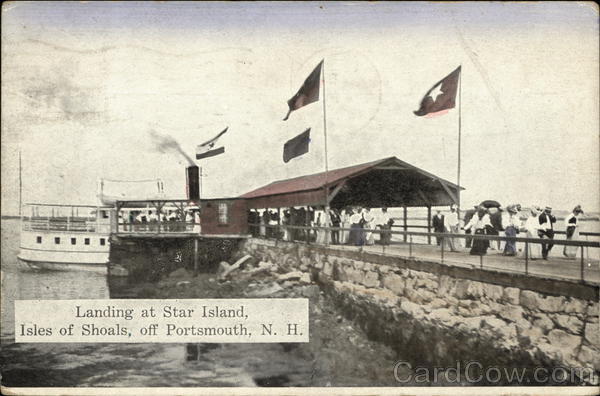 Landing at Star Island, Isle of Shoals Portsmouth New Hampshire