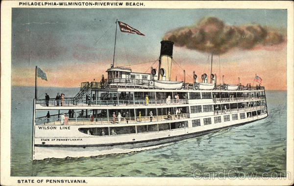 Wilson Line - State of Pennsylvania Boats, Ships