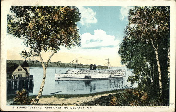 Steamer Belfast Approaching Maine