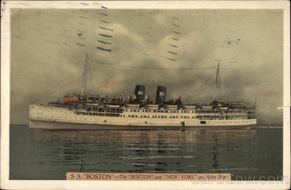 S.S. Boston - Eastern Steamship Lines Steamers