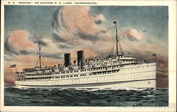 S.S. Boston - Eastern S.S. Lines Steamers