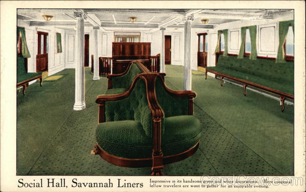 Savannah Liners - Social Hall Cruise Ships