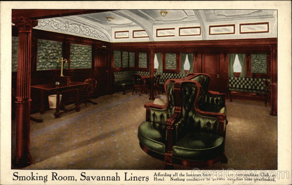 Savannah Liners - Smoking Room Cruise Ships