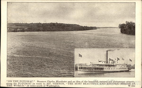 Steamer Charles Macalester and Potomac River Steamers