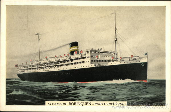 Steamship Borinquen - Porto Rico Line Steamers