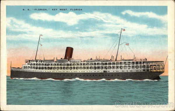 S. S. Florida, Key West, Florida