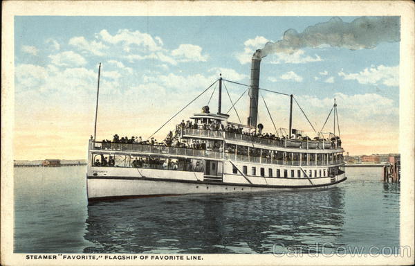 Steamer Favorite - Flagship of the Favorite Line