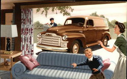 GMC Panel Truck Postcard