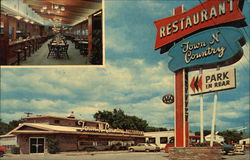 Town N' Country Restaurant Postcard